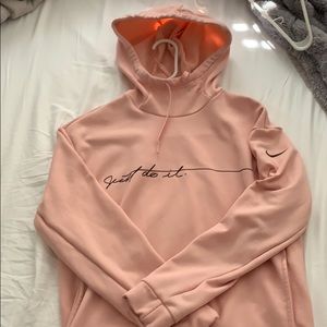NIKE PINK HOODIE SIZE XS